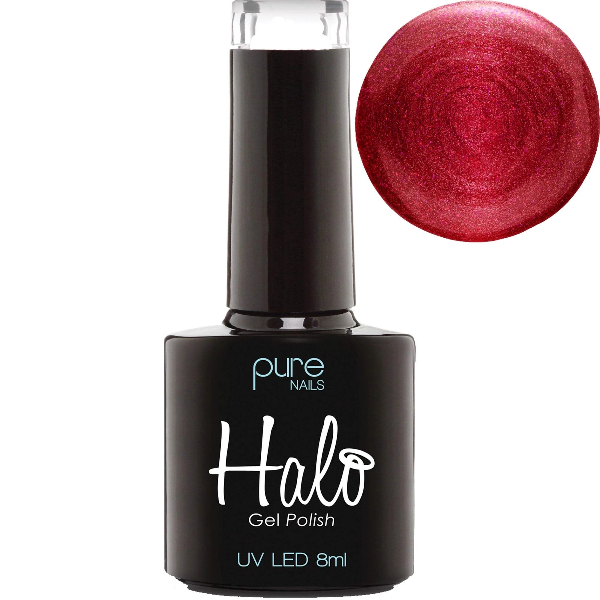 Halo Gel Polish 8ml - Phoenix. UV/LED Gel Nail Polish, Long Lasting & Easy To Apply. Nail Art Colours For Manicure & Pedicure. Gel Polish For Professional & Home Use.