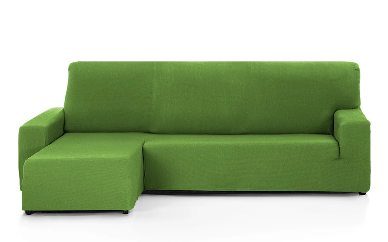 Martina Home Tunez Sofa Cover For Chaise Longue, 32 x 17 x 42 cm Short Left Arm (Front View) 32x17x42 cm green