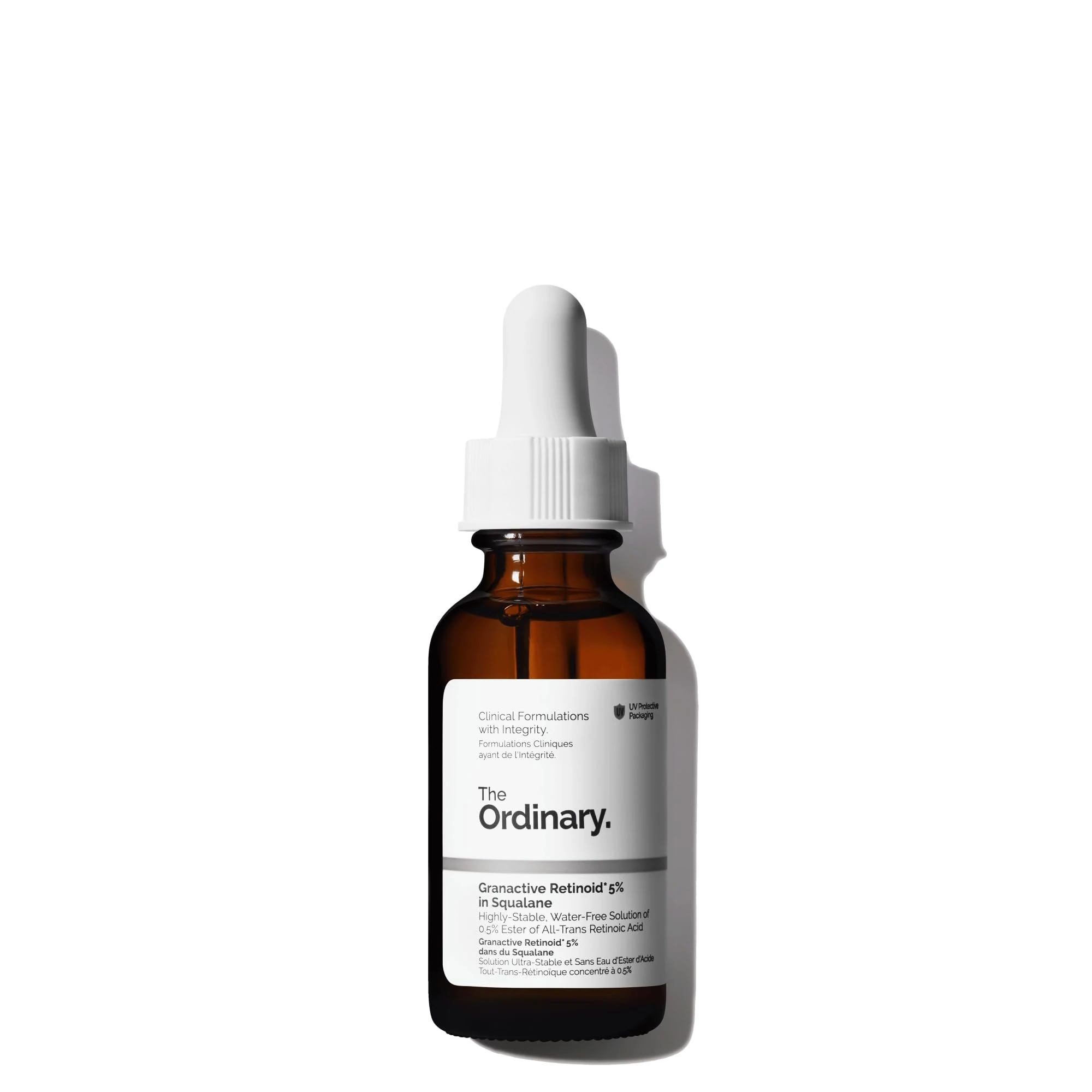 The Ordinary Granactive Retinoid 5% in Squalane, Advanced Anti-Aging Retinoid with Hydration Support for Dry and Mature Skin, 30ml