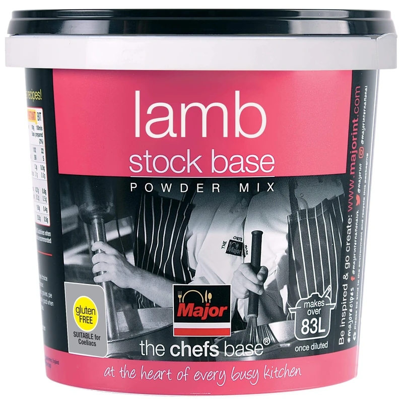 Major Gluten Free Lamb Stock Powder Mix 2x1kg