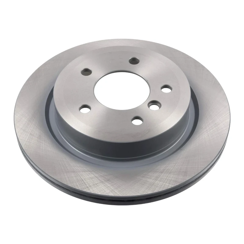 febi bilstein 43877 Brake Disc Set (2 Brake Disc) rear, internally ventilated, No. of Holes 5