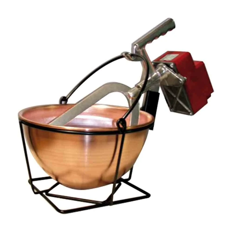 Pentole Agnelli Polenta and Risotto Mixer with Large Pot, 4.5 Litre, Light Copper