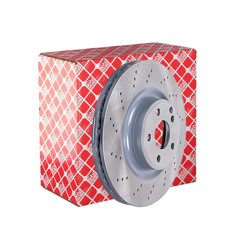 febi bilstein 44008 Brake Disc (1 Brake Disc) front, perforated / internally ventilated, No. of Holes 5