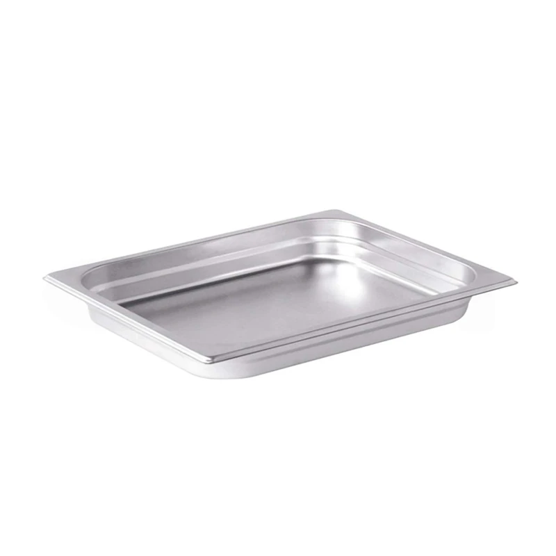 Pentole Agnelli Inbox Gastro norm Pan, Dimension 26.5 x 32.5 x 4 Cm, Stainless Steel, Silver, 26.5x32.5x4 cm