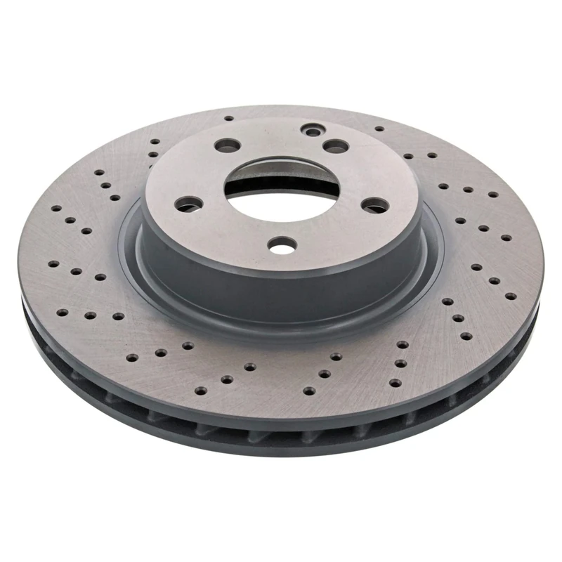 febi bilstein 43989 Brake Disc Set (2 Brake Disc) front, perforated / internally ventilated, No. of Holes 5