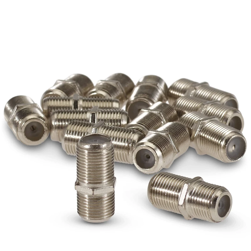 SSL Satellites F Connector Barrel/Joiner - 1000 Pack - Coupler Joiner Barrel Connector Adapter