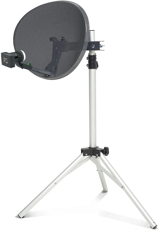 SSL Zone 1 Mini Dish Kit for Sky HD/Freesat/Hotbird/Polesat Satellite Dish Quad LNB Kit for Camping, Carvan or Holiday Home - Image 1