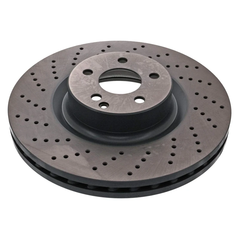 febi bilstein 44145 Brake Disc (1 Brake Disc) front, perforated / internally ventilated, No. of Holes 5