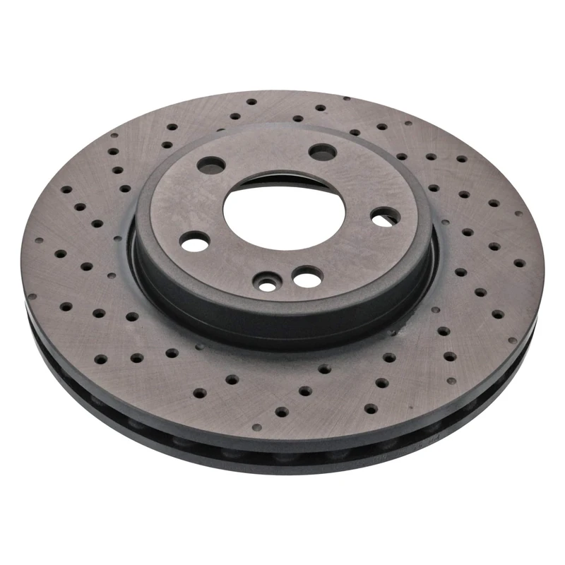 febi bilstein 44188 Brake Disc Set (2 Brake Disc) front, perforated / internally ventilated, No. of Holes 5