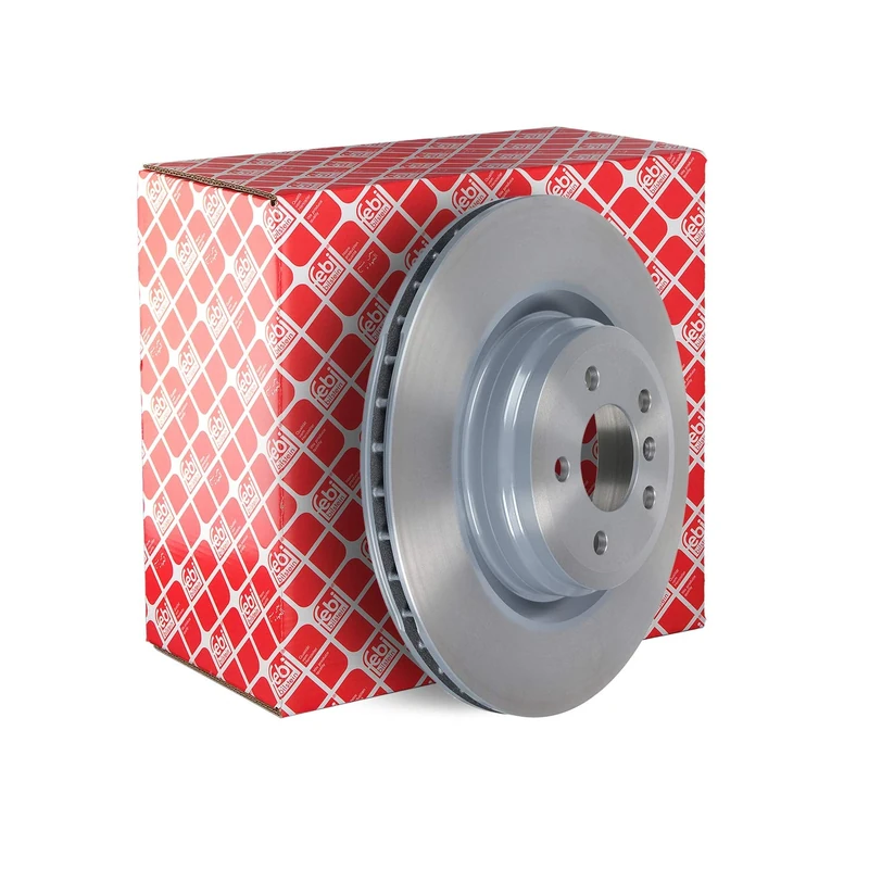 febi bilstein 44028 Brake Disc Set (2 Brake Disc) rear, internally ventilated, No. of Holes 5