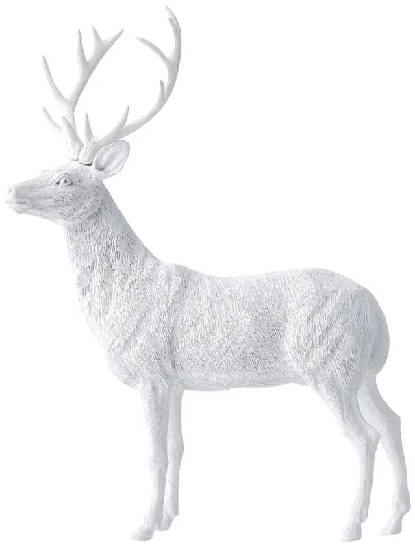 Taste Taiwan Design Bucks Paperweight-White, Resin, 15.5 x 5.5 x 20.5 cm - Image 1