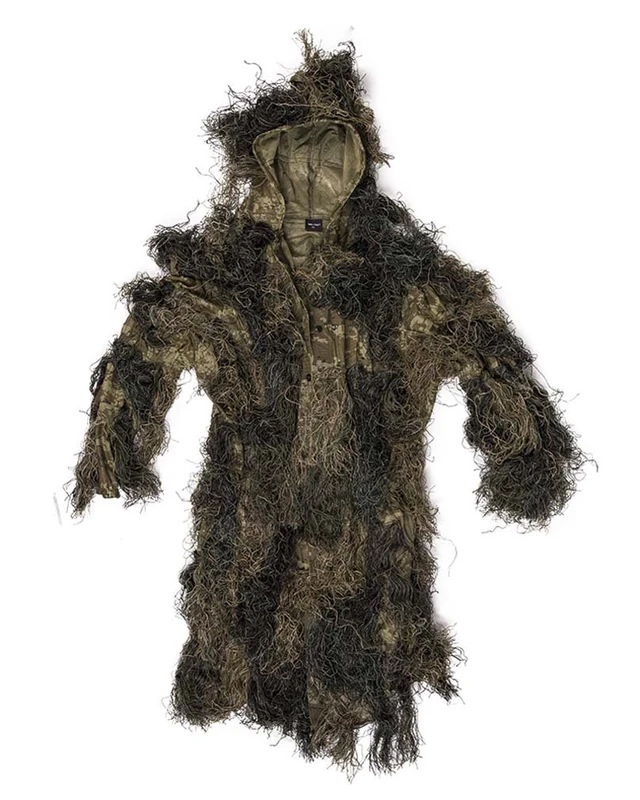 Mil-Tec Woland Ghillie Anti Fire Parka Navy Multicolor 002