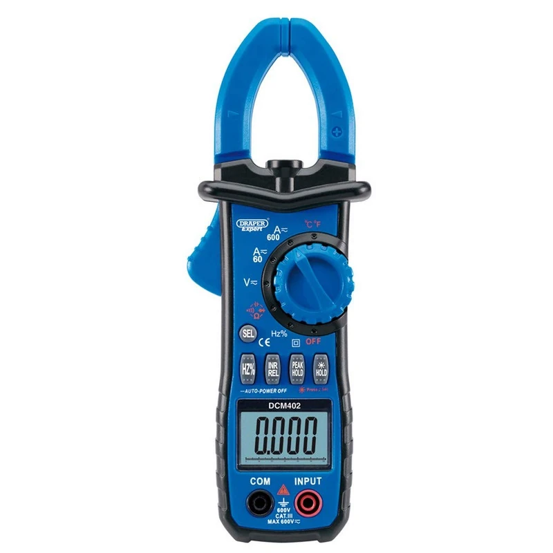 Draper 41967 Digital Clamp Meter (Auto and Manual-Ranging)