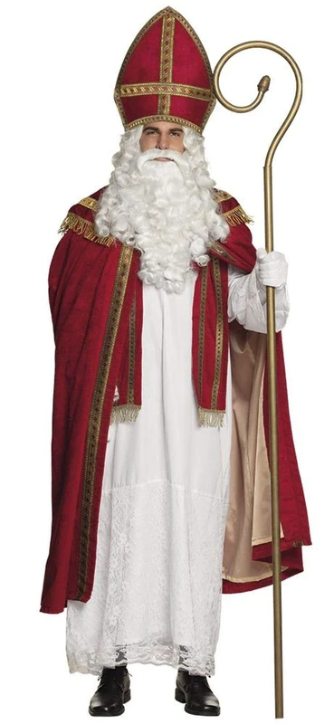 Boland Adult Santa Claus Costume - Multi-Colour Unisex Red and White Suit, Size L/XL - Perfect for Christmas, Carnival, Parties, and Cosplay