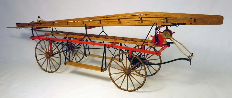 Model Expo MS6007 1/12 Ladder Trolley, Multi-Colour - Image 1