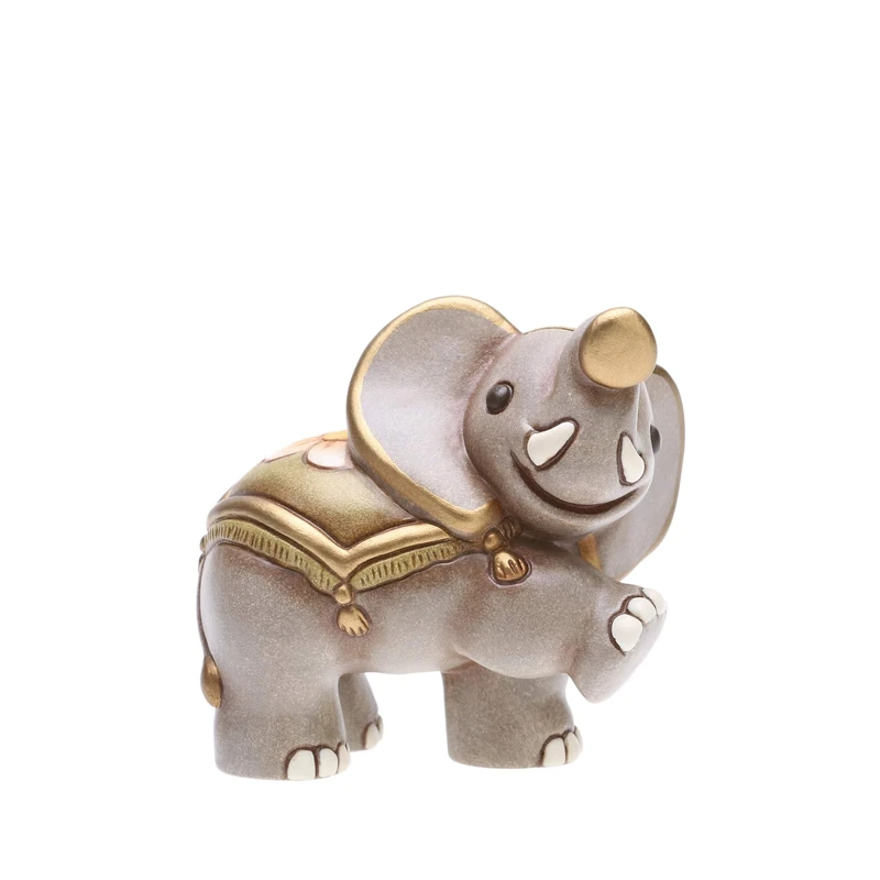THUN Hand-decorated elephant, 7 cm H