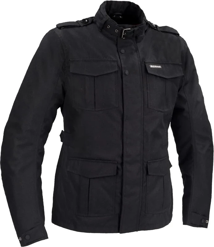 BERING Motorcycle Jackets-Norris, Black, Size M
