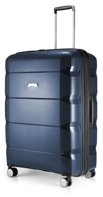 HAUPTSTADTKOFFER - Britz- Luggage Suitcase Hardside Hard Shell Spinner Trolley 4 Wheel Case, TSA, 75 cm, 115 Liter, Dark Blue