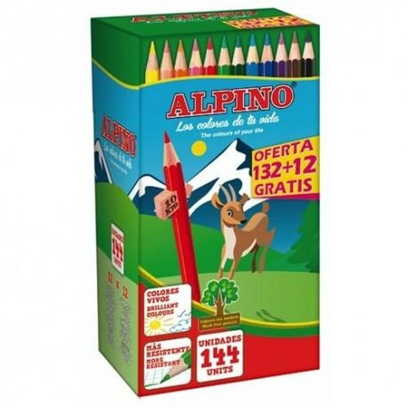 Alpino C0131144 - Pack of 144 pencils, Multicolor - Image 1