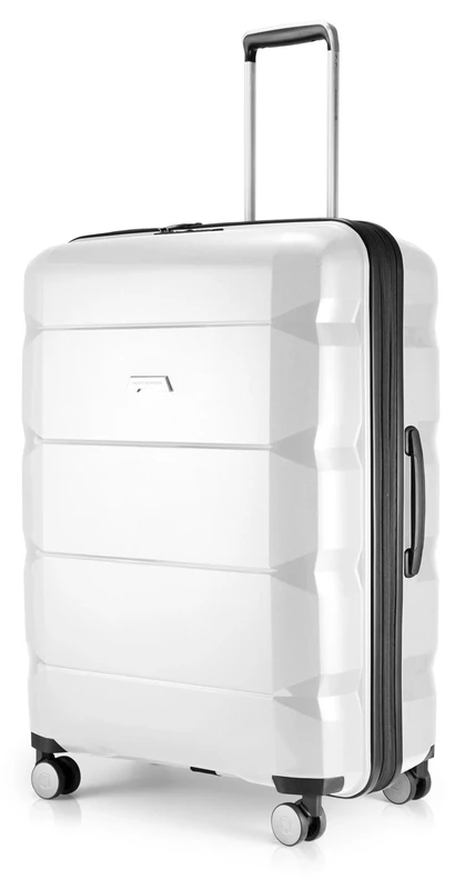 HAUPTSTADTKOFFER - Britz- Luggage Suitcase Hardside Hard Shell Spinner Trolley 4 Wheel Case, TSA, 75 cm, 115 Liter, White