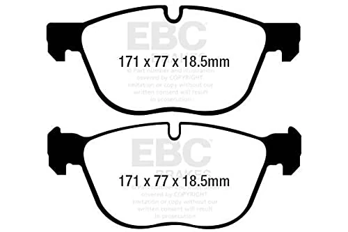 EBC Brakes DP61938 6000 Series Greenstuff Brake Pads