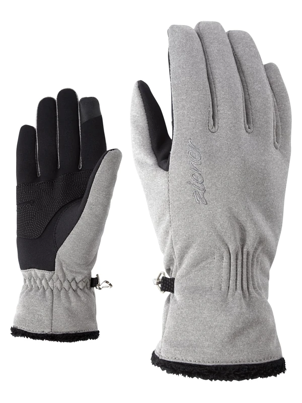Ziener Women's Ibrana Touch Women's Multisports Gloves, Grey Mixed