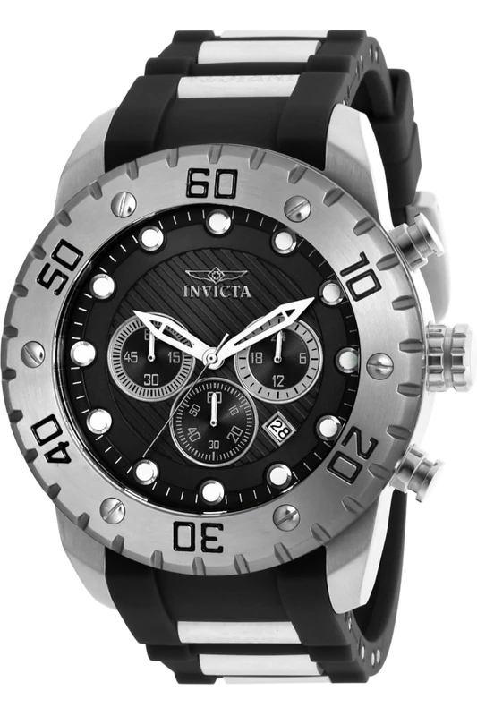 Invicta Pro Diver Stainless Steel Men's Quartz Watch - 50mm