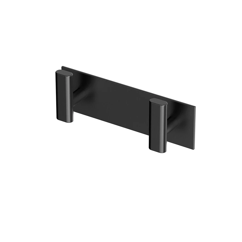 Gatco 1283MX Elevate All Modern Décor Hook, Matte Black, Double