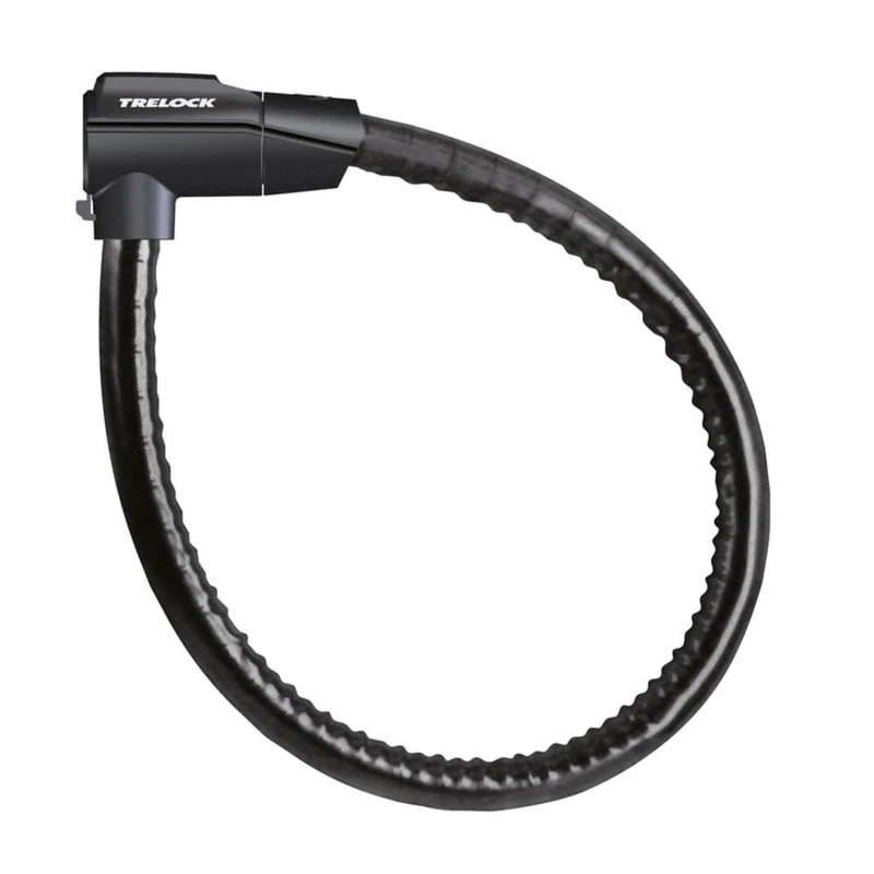 Trelock Unisex – Adult Armoured Cable Lock 2232411120 Armoured Cable Lock, Black, One Size
