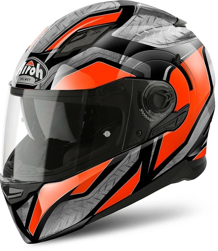 Airoh Helmet Movement S Steel Orange Gloss L