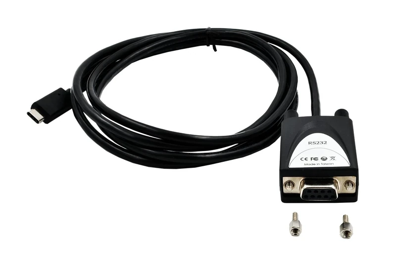Exsys 2311/2 °F C Male to 1 x Serial RS-232 1.8 m USB 2.0 Cable with 9 Pin Connector LED Display Black