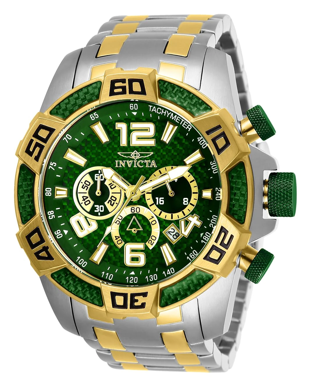 Invicta Men's Analog Quartz Watch with Stainless Steel Strap 25857