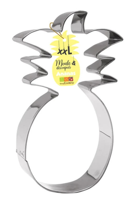 Scrapcooking 1981 XXL Stainless Steel Pineapple Mould Cutter 30 x 26 x 5 cm