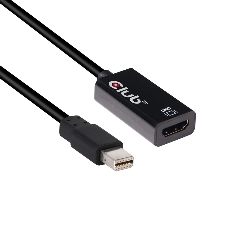 Club 3D Mini DisplayPort black Black