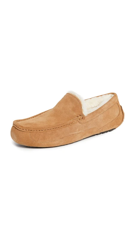 UGG Men's Ascot Slipper, Chestnut, 12 UK