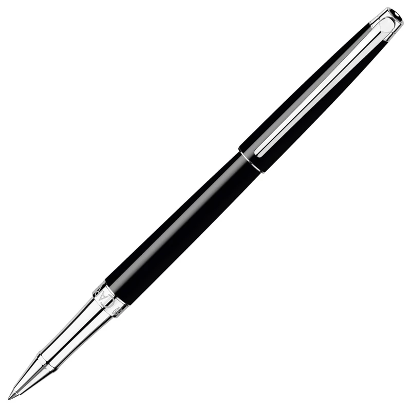 Caran d'Ache CD4771.782 Leman Slim Roller Pen - Black Ebony