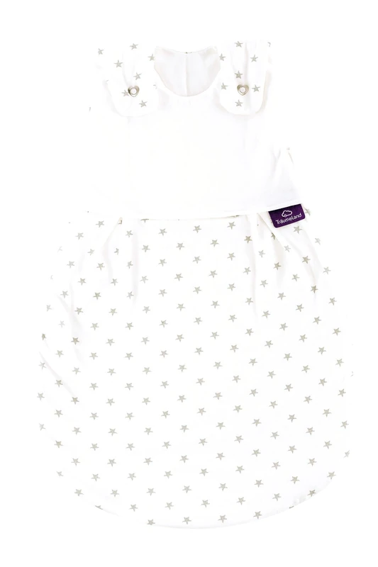 Traeumeland Liebmich Sleeping Bag, 80/86, Stars Grey, Multi Colours