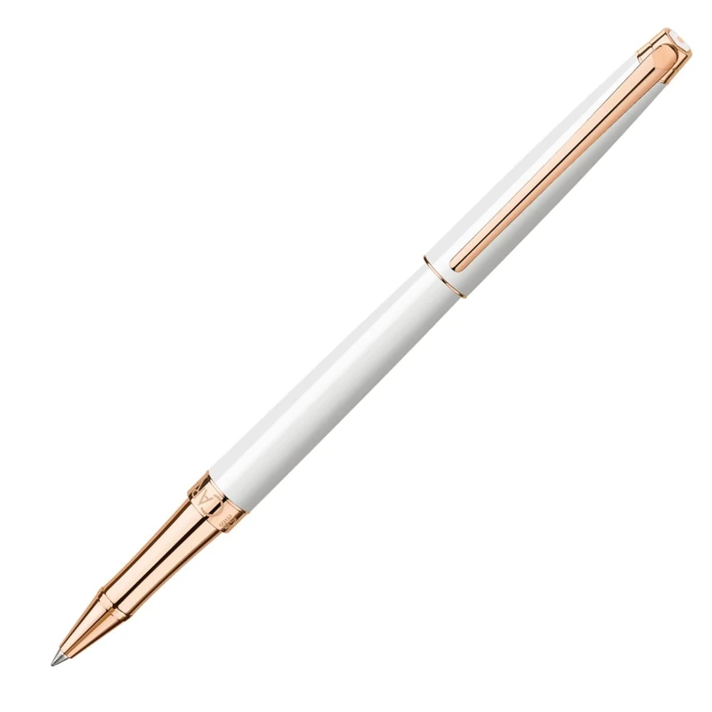 Caran d'Ache CD4771.001 Leman Slim Roller Pen - White