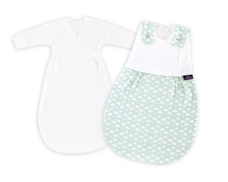 2 Piece Liebmich Sleeping Bag Set, 44, Cloud Mint