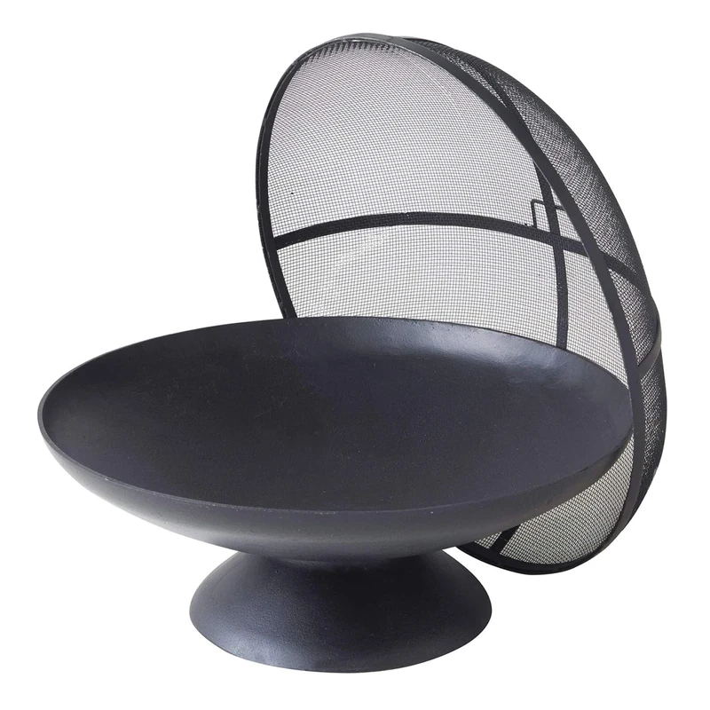 Cook'in garden, Garden Fire Pit with Junto Bell, Bowl and Base Cast Iron Outdoor High Temperature Resistant Elegant Modern Sturdy and Durable