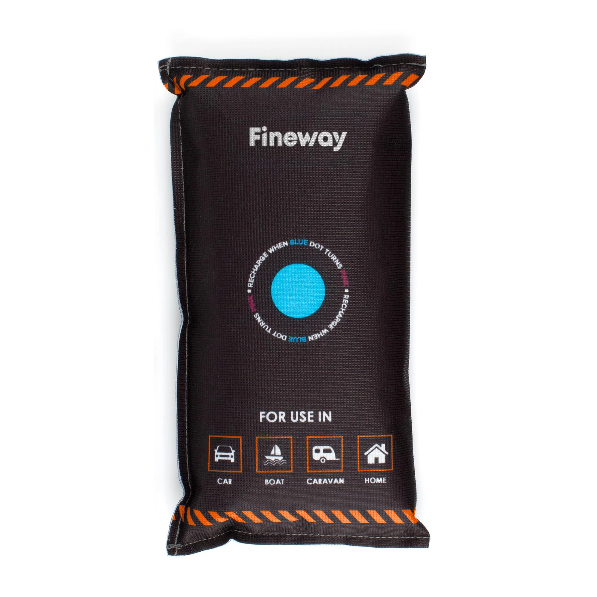 FiNeWaY 1kg Reusable Car Dehumidifier Bag, 1-Pack – Moisture & Condensation Absorbers with Anti-Slip Pads, Microwave Rechargeable for Cars, Vans & Caravans