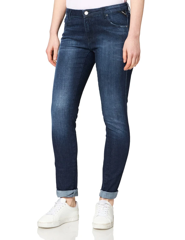 Replay Women's Katewin Slim Jeans, Blue (Dark 7), W25/L30 (Manufacturer Size: 25) - Image 1
