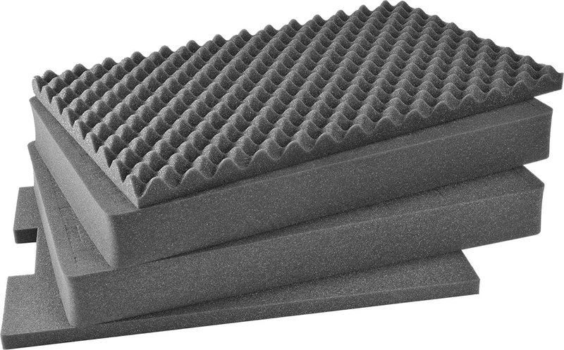 PELI Replacement Foam Set, Compatible with PELI 1670, Black Case Accessory