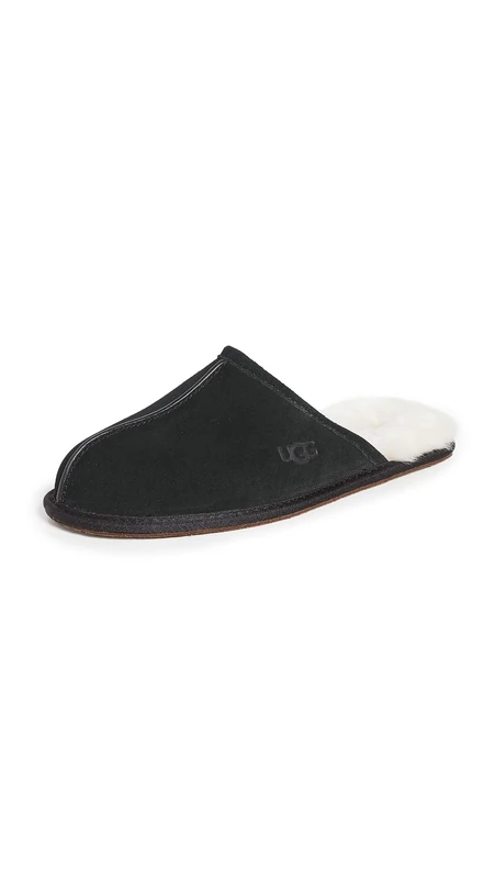 UGG Men's Scuff Slipper, Black, 7 UK