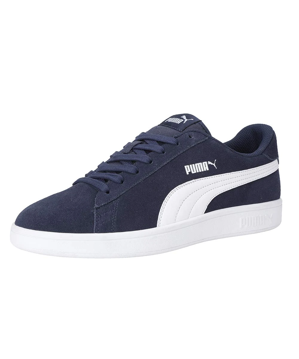 Puma Smash V2, Unisex Adults’ Low-Top Sneakers, Blue (Peacoat-Puma White 04), 3.5 UK (36 EU)