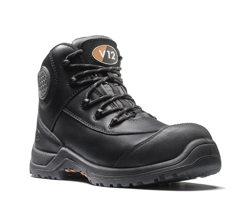 V12 Intrepid, S3 Women's Safety Hiker, Size 08, Black