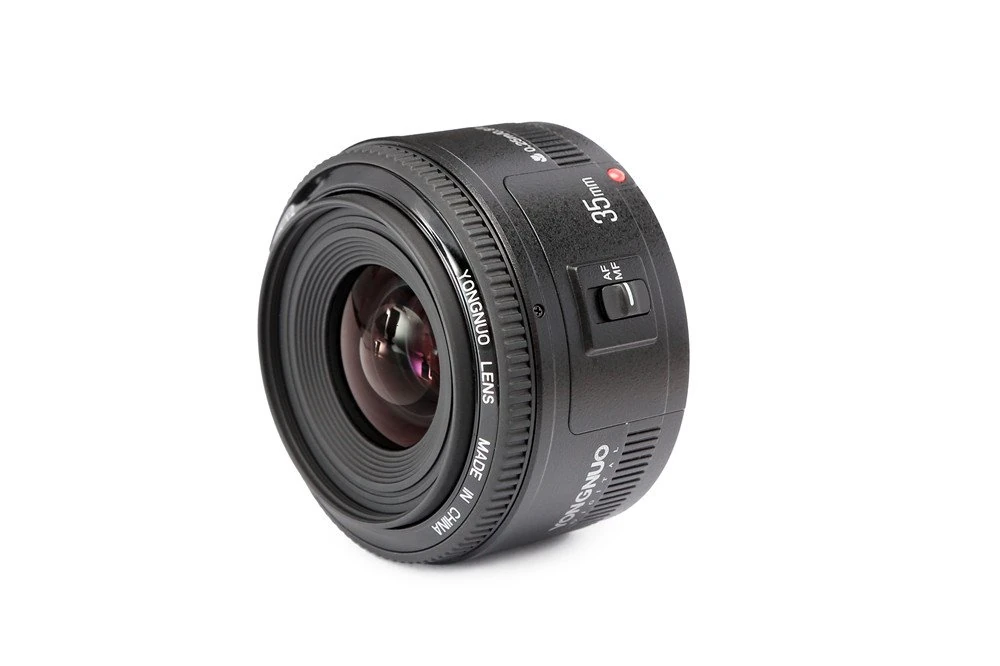 YONGNUO 35mm F2.0 C Prime Wide Angle EF Mount Lens for Canon Cameras