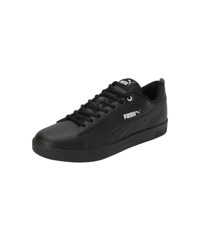 Puma Women Puma Smash Wns V2 L Sneakers, Puma Black-Puma Black, 5 UK