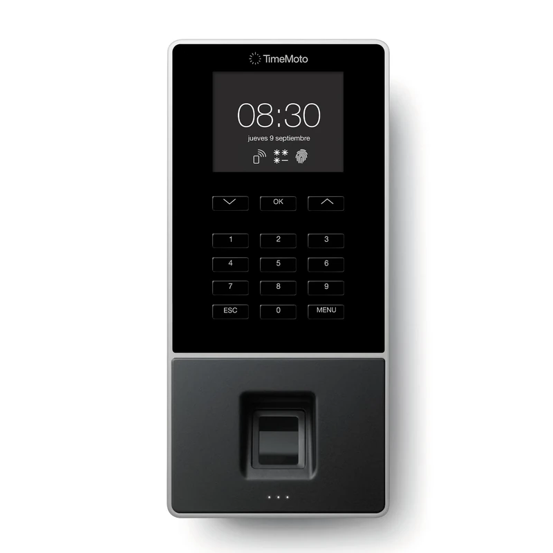 TM—626 Cloud-Based Employee Time Clock with Fingerprint/RFID Badge/Keyfob and PIN, For Up to 200 Users, Worked Hours Reporting, Scheduling, Timesheets, Wi-Fi, App for iOS/Android
