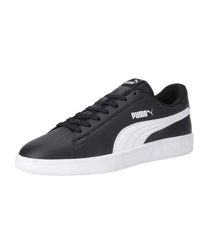 Puma Smash V2 L, Unisex Adults’ Low-Top Sneakers, Black (Puma Black-Puma White 04), 7.5 UK (41 EU) - Image 1